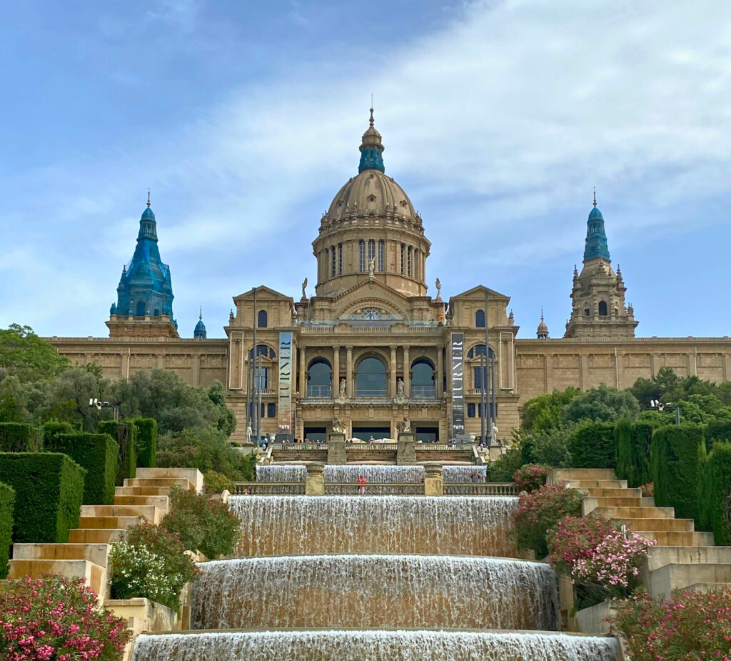 Montjuïc, fountain view