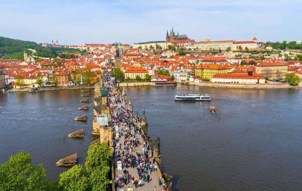 Charles Bridge in Prague, Czech Republic