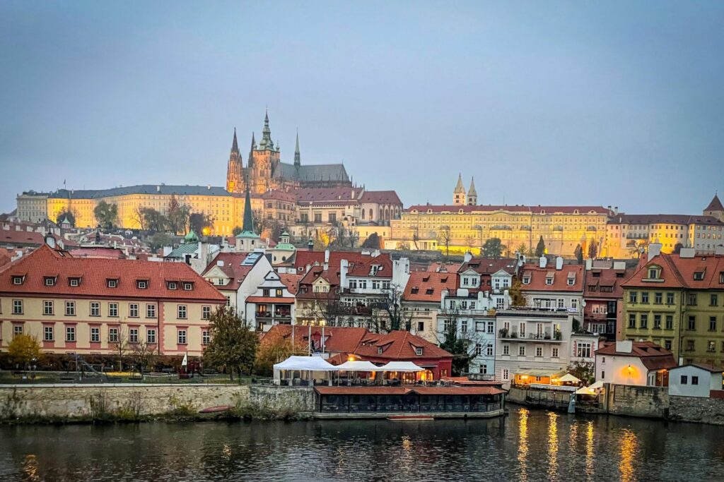 Prague Castle and River