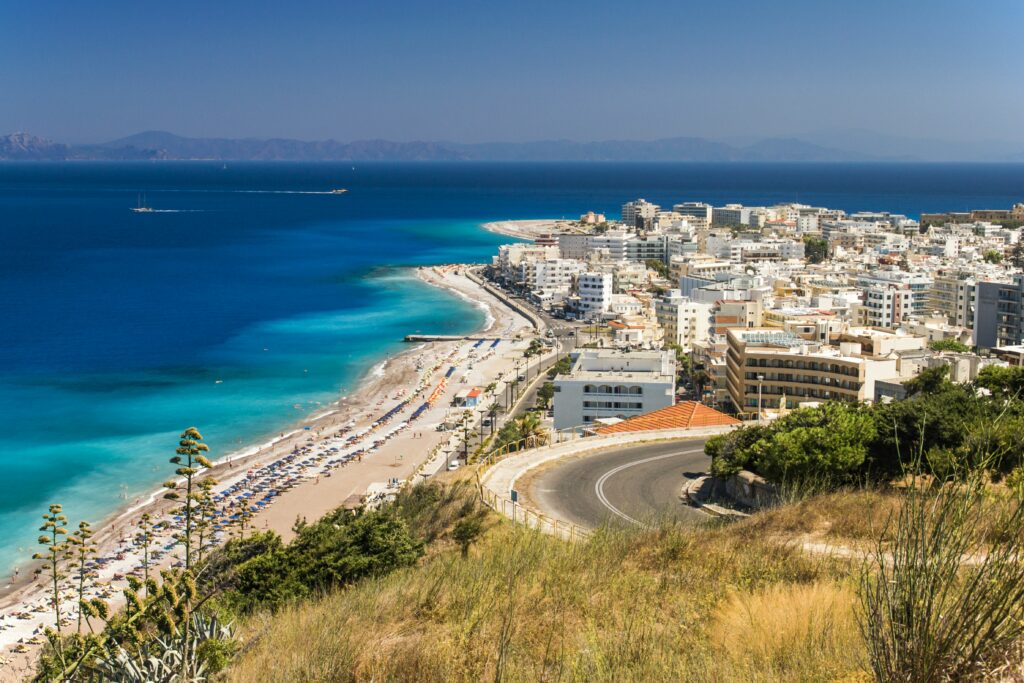 View of Rhodes Island Town- Best Places to Visit in Greece