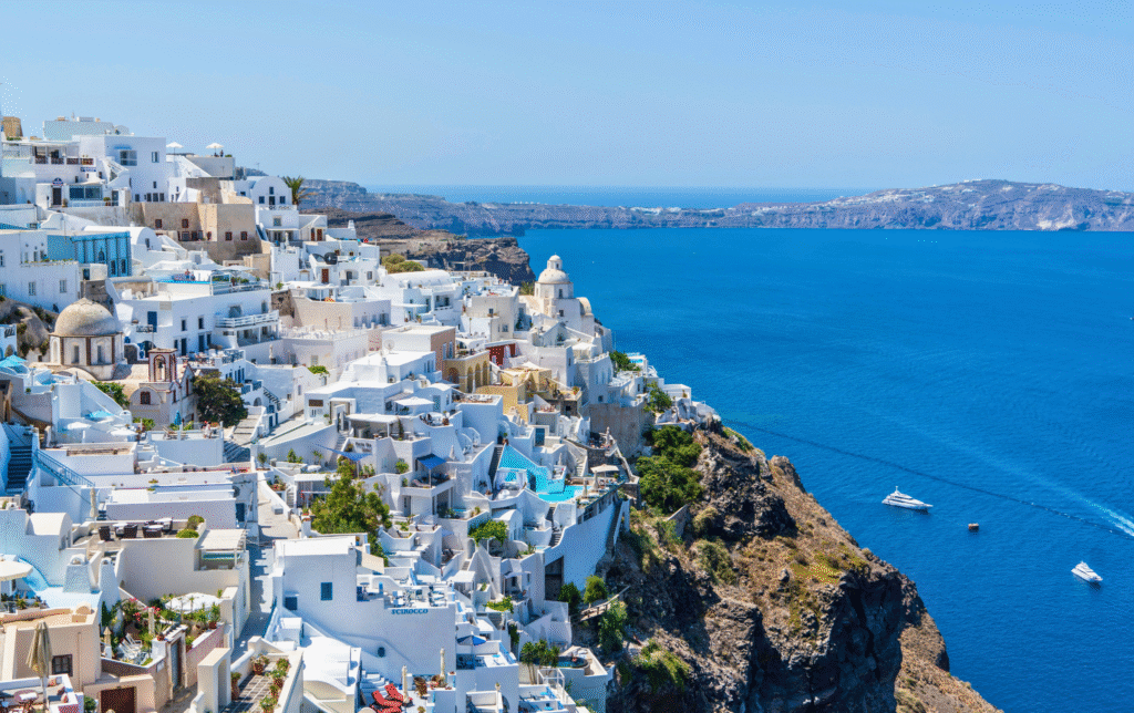 View of Santorini and the Aegean Sea-Best Places to Visit in Greece