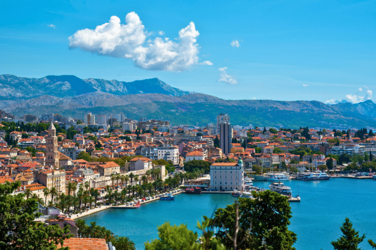 View of split Croatia City